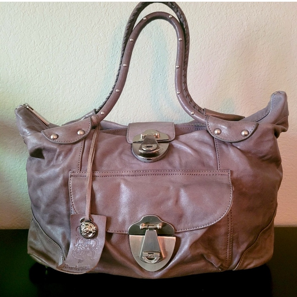 Rough Roses Large Satchel Bag